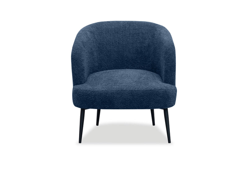 LEIKO FABRIC ACCENT CHAIR NAVY