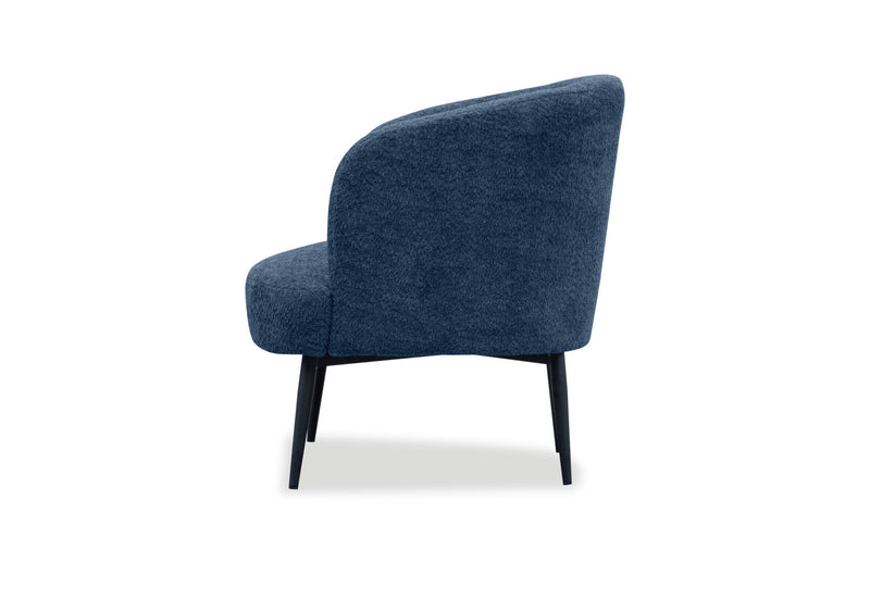 LEIKO FABRIC ACCENT CHAIR NAVY