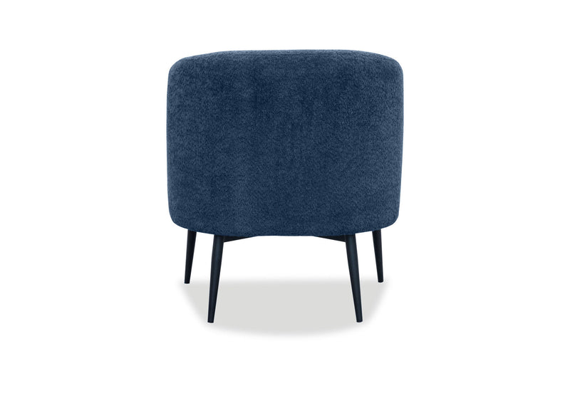 LEIKO FABRIC ACCENT CHAIR NAVY