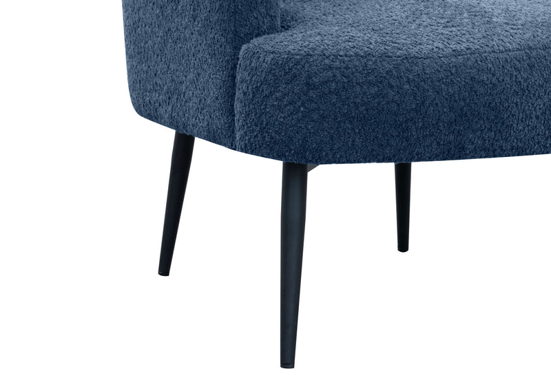 LEIKO FABRIC ACCENT CHAIR NAVY