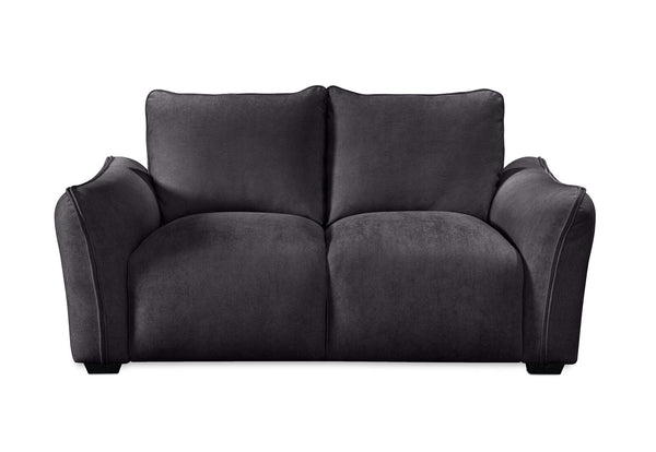 CARMELLO FABRIC 2 SEATER SOFA DARK GREY