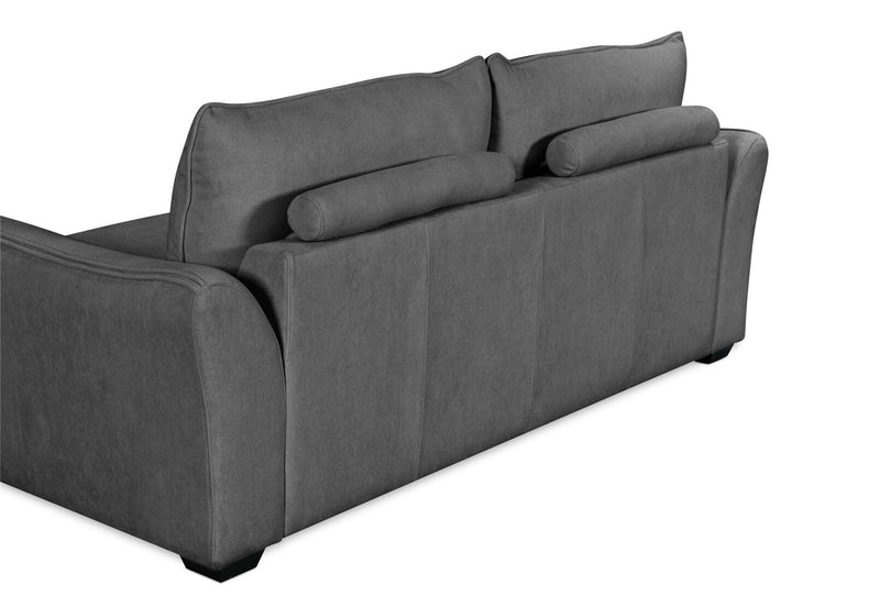 CARMELLO FABRIC 2 SEATER SOFA GREY