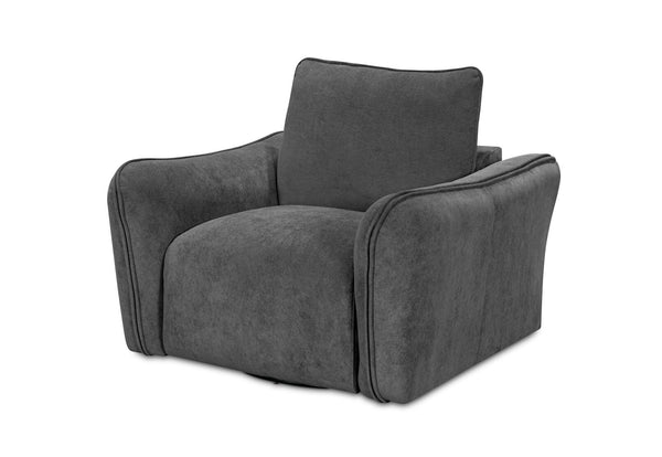 CARMELLO FABRIC SWIVEL CHAIR GREY