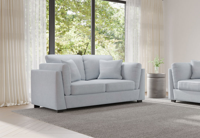 RAMI FABRIC 2 SEATER SOFA LIGHT GREY