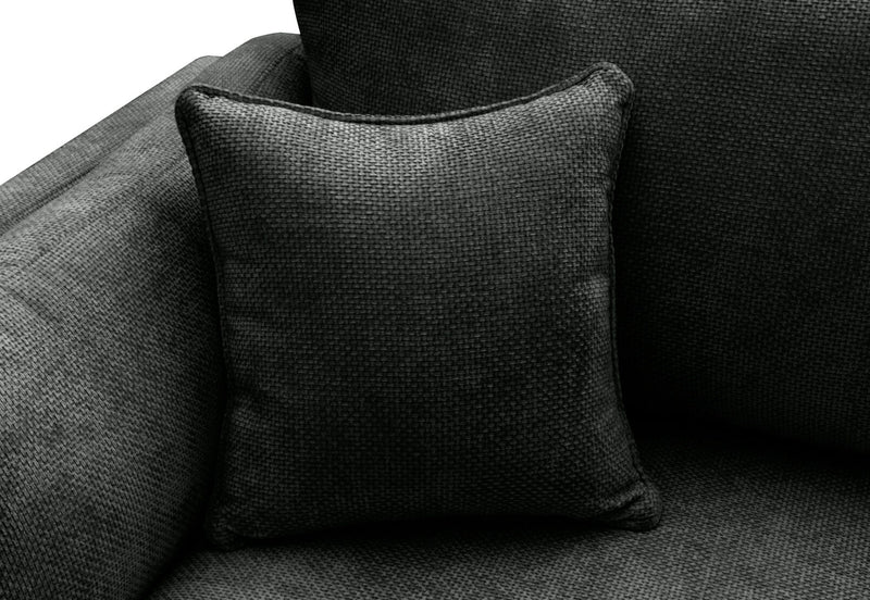 RAMI FABRIC 2 SEATER SOFA DARK GREEN