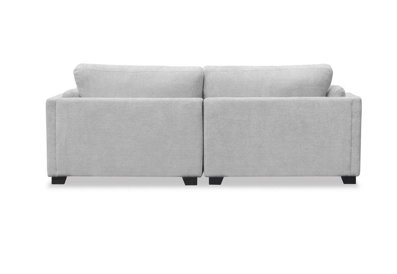 RAMI FABRIC 3 SEATER SOFA LIGHT GREY