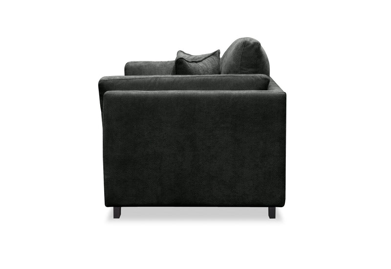 RAMI FABRIC 3 SEATER SOFA DARK GREEN