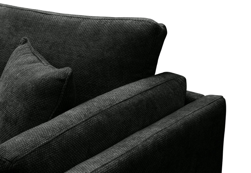 RAMI FABRIC 3 SEATER SOFA DARK GREEN