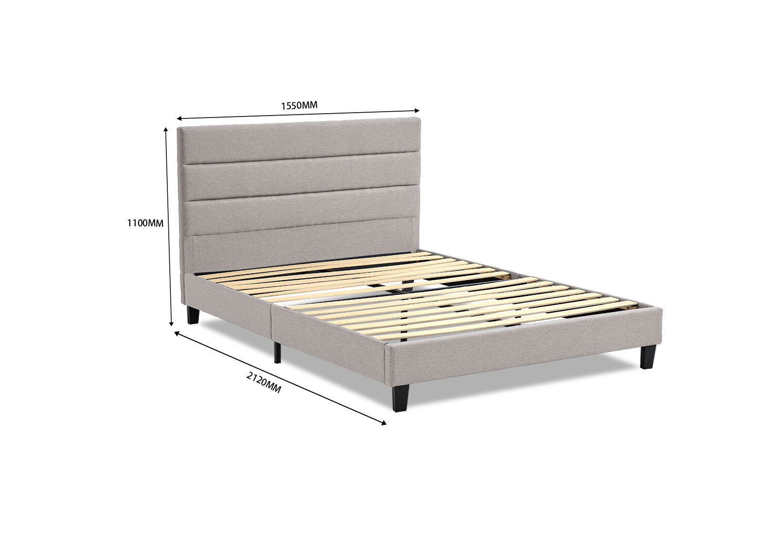 LYNDEN QUEEN BED WHEAT