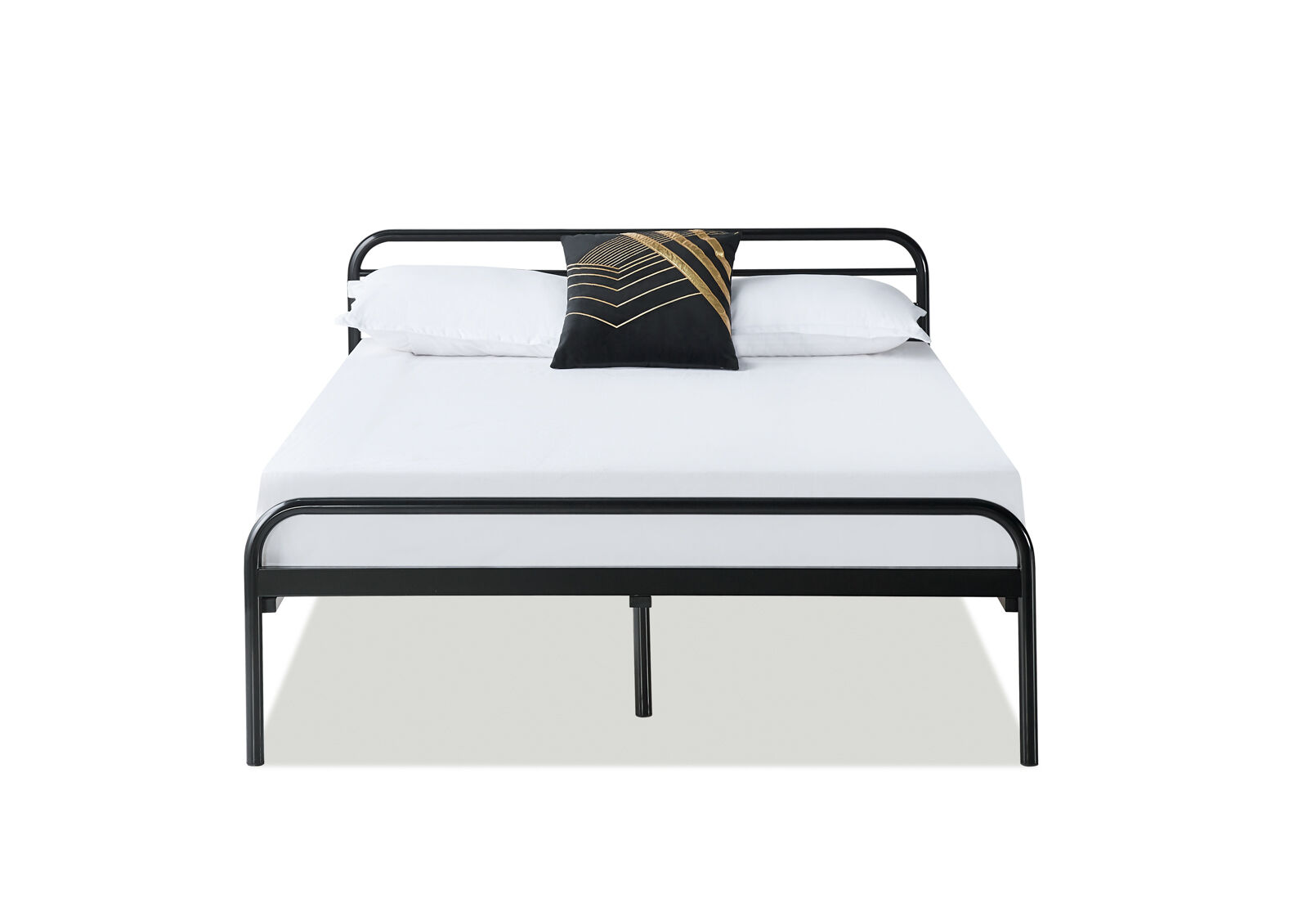 SALERNO DOUBLE BED GLOSS BLACK