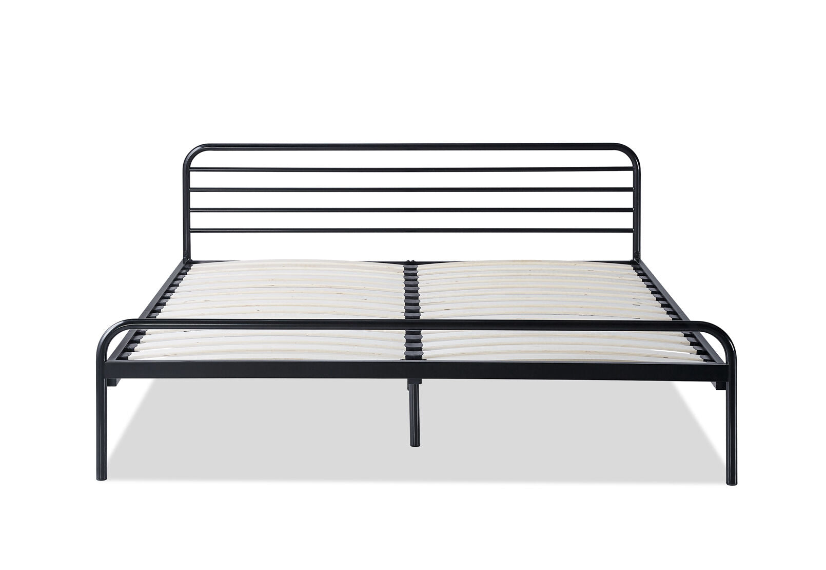 SALERNO KING BED GLOSS BLACK