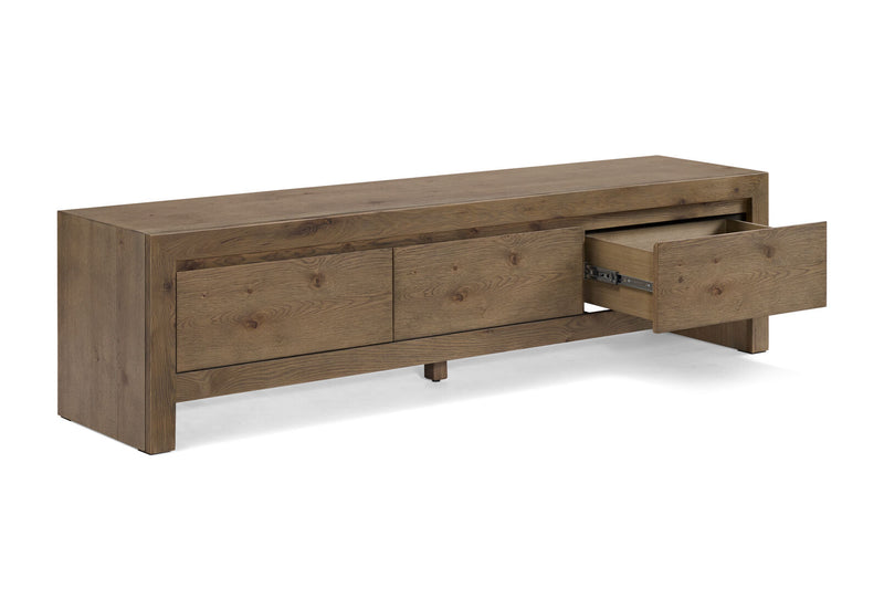 HOCKNEY ENTERTAINMENT UNIT RUSTIC NATURAL