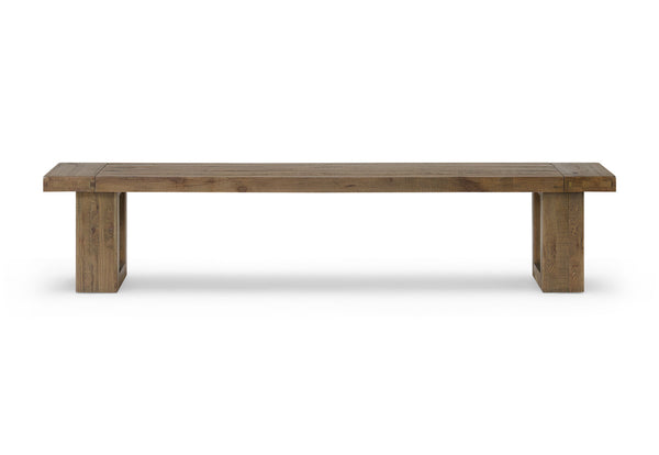 HOCKNEY BENCH 	RUSTIC NATURAL