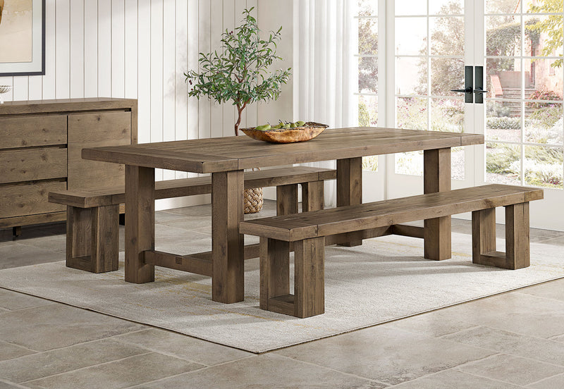 HOCKNEY DINING TABLE RUSTIC NATURAL