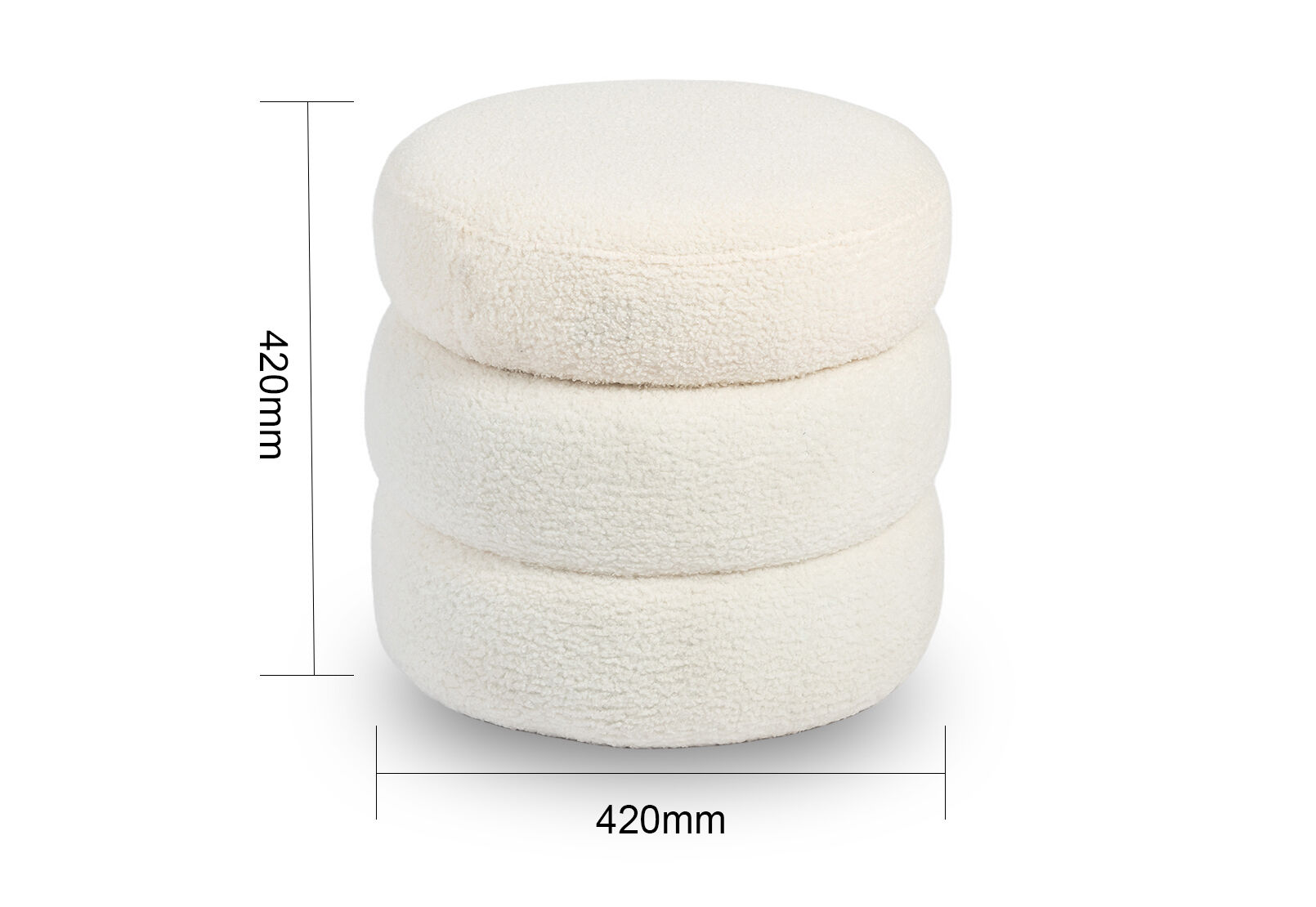 LGLESIAS OTTOMAN CREAM