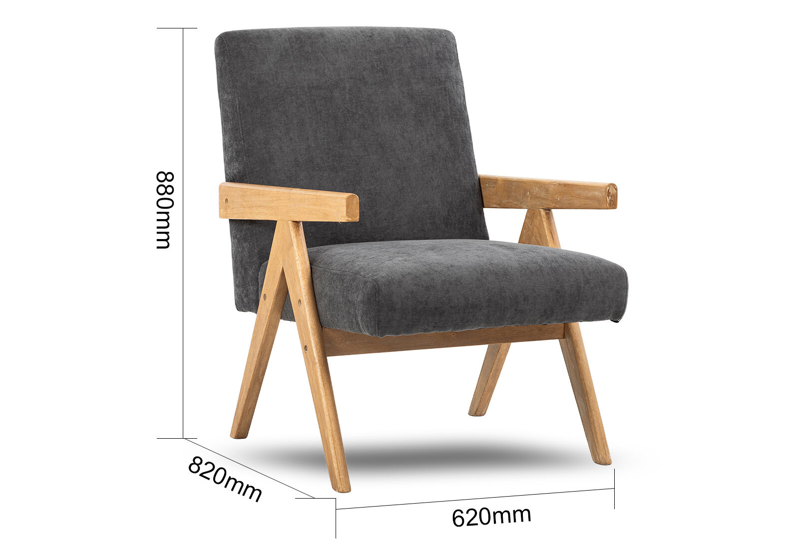 MERANO ACCENT CHAIR GREY