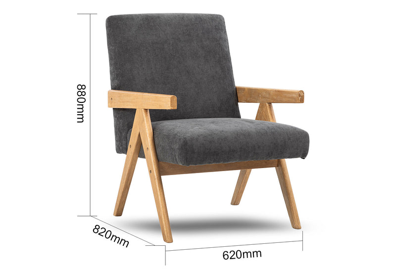 MERANO ACCENT CHAIR GREY