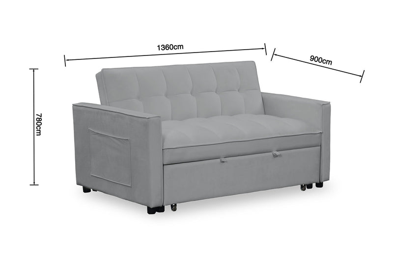 DELA CRUZ SOFA BED GREY