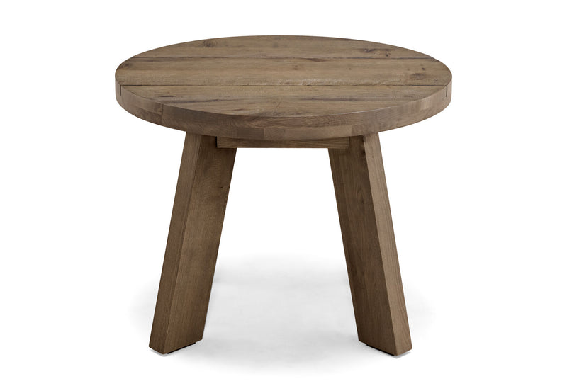 HOCKNEY ROUND LAMP TABLE RUSTIC NATURAL