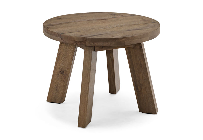 HOCKNEY ROUND LAMP TABLE RUSTIC NATURAL