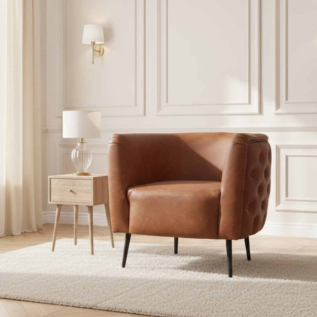ACKLEY ACCENT CHAIR TAN