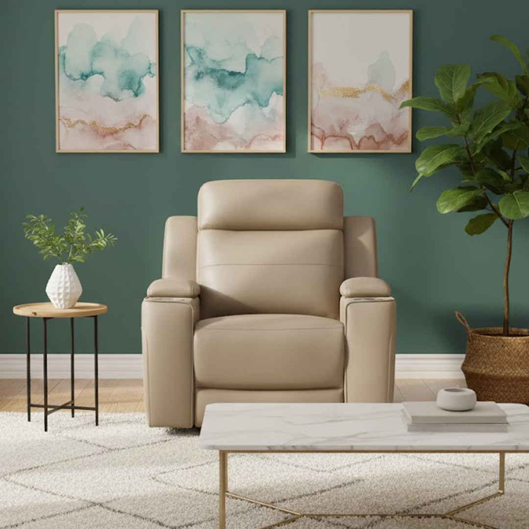 ALEXIOS ELECTRIC RECLINER STONE