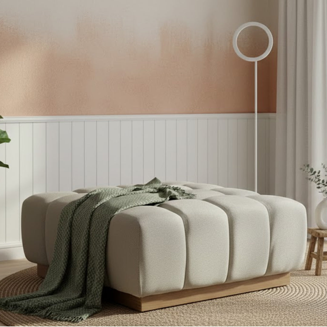 ALGIERS OTTOMAN BEIGE