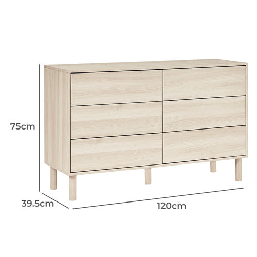 MADDISON LANE AARAN 6 DRAWER CHEST