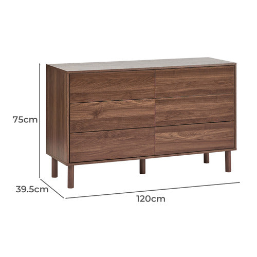 MADDISON LANE AARAN 6 DRAWER CHEST