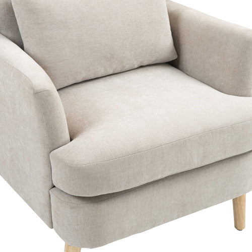 EVIE HOME ABIGAIL UPHOLSTERED ARMCHAIR