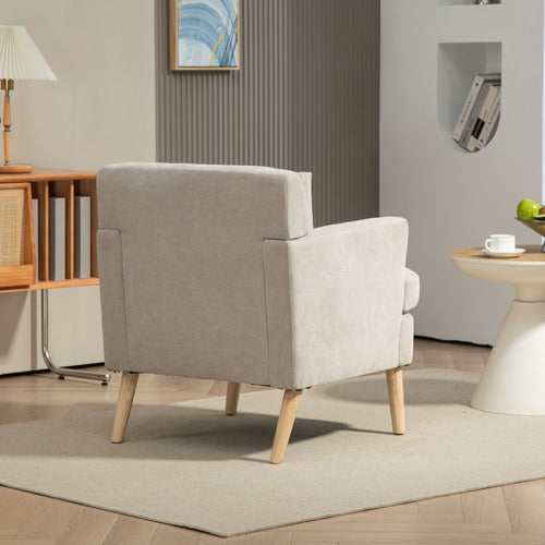 EVIE HOME ABIGAIL UPHOLSTERED ARMCHAIR