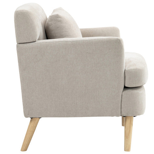 EVIE HOME ABIGAIL UPHOLSTERED ARMCHAIR