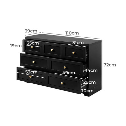 LIVING FUSION ACRION 7 DRAWER CHEST