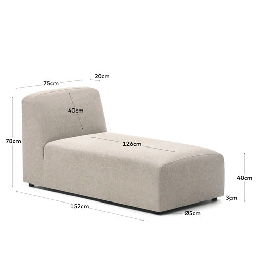 LINEA FURNITURE ADDISON CHAISE LOUNGE