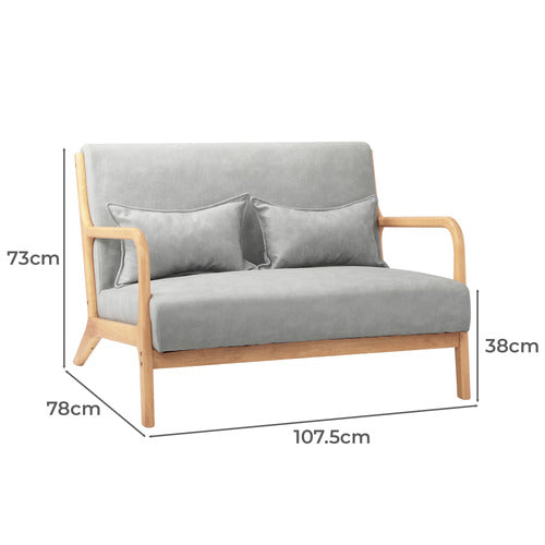 LIVING FUSION ADEARE 2 SEATER SOFA