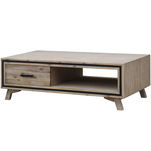 SOUTHERN STYLERS AIRLIE ACACIA WOOD COFFEE TABLE