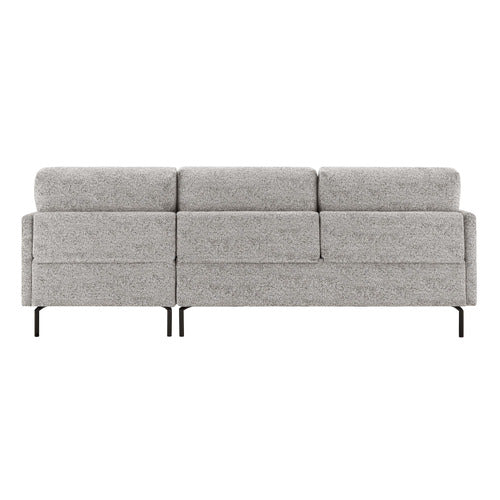 CORE LIVING ALABA 3 SEATER UPHOLSTERED SOFA WITH RIGHT CHAISE