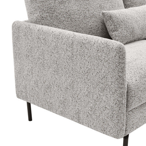 CORE LIVING ALABA 3 SEATER UPHOLSTERED SOFA WITH RIGHT CHAISE