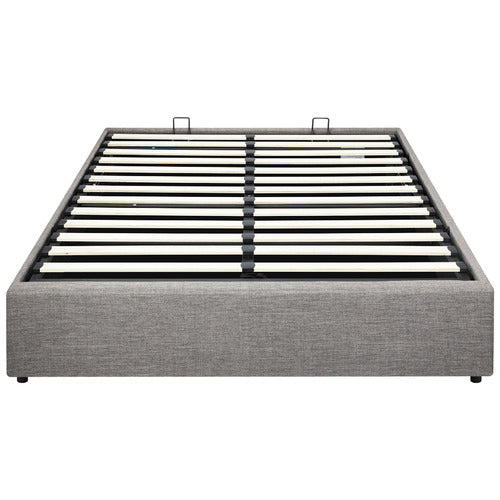 LIVING FUSION GREY ALDAN GAS LIFT STORAGE BED BASE