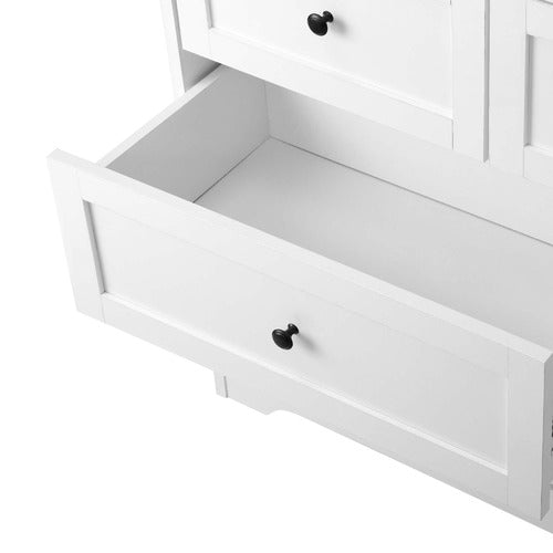 LIVING FUSION WHITE AURORA 7 DRAWER CHEST