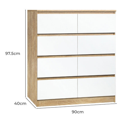 LIVING FUSION ROBIN 8 DRAWER CHEST