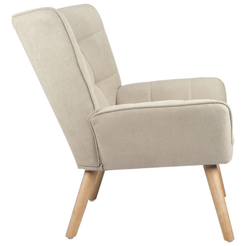 LIVING FUSION WINTHROP RUBBERWOOD ARMCHAIR