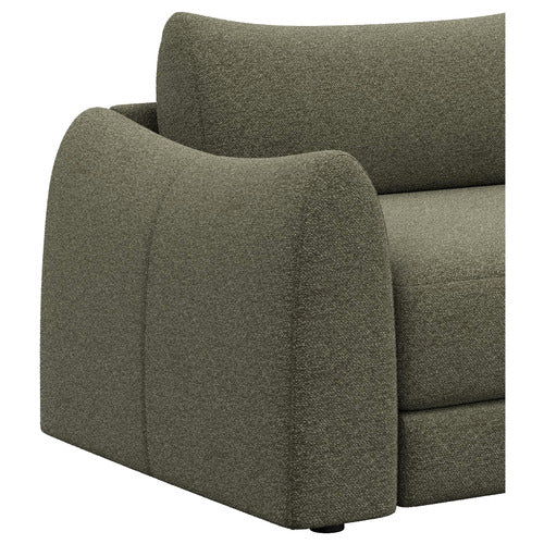 ALDO 1.5 SEATER OVERSIZED SINGLE BOUCLE SOFA BED