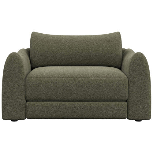 ALDO 1.5 SEATER OVERSIZED SINGLE BOUCLE SOFA BED