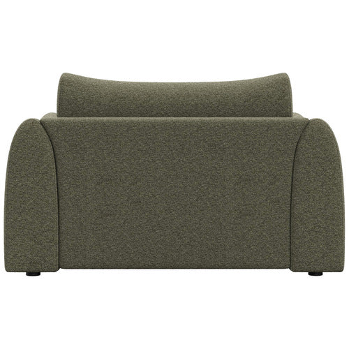 ALDO 1.5 SEATER OVERSIZED SINGLE BOUCLE SOFA BED