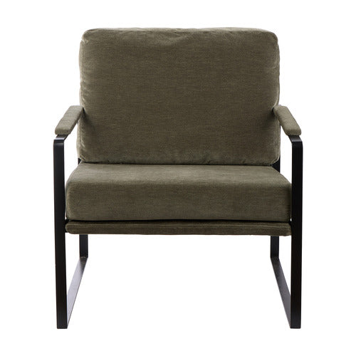 THE HOME COLLECTIVE ALDRIA CHENILLE ARMCHAIR