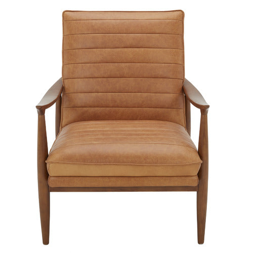 ALDRIC GENUINE LEATHER ARMCHAIR