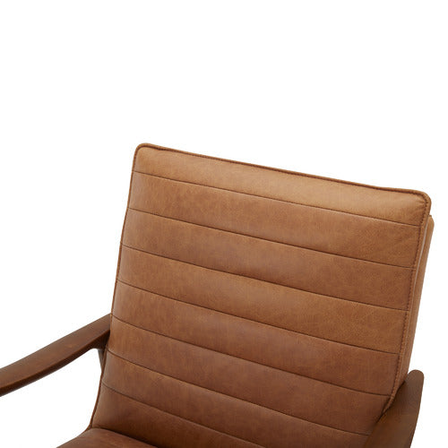ALDRIC GENUINE LEATHER ARMCHAIR