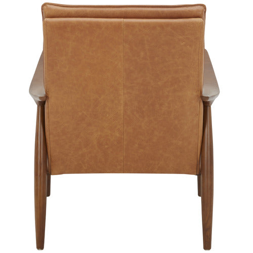 ALDRIC GENUINE LEATHER ARMCHAIR