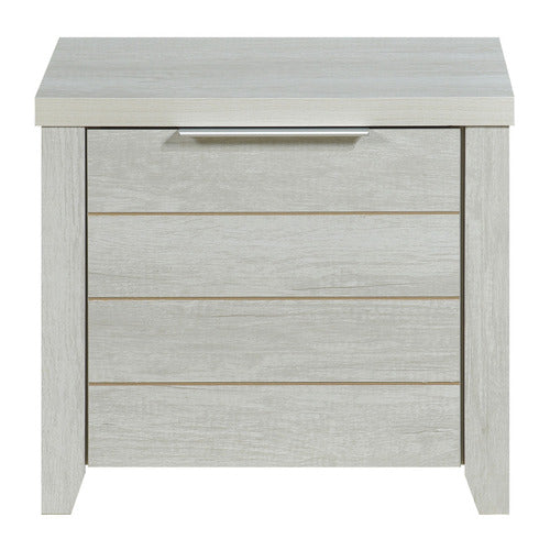 SOUTHERN STYLERS ALEXA 2 DRAWER BEDSIDE TABLE